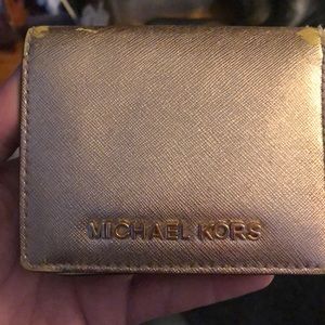 Michael Kors golden wallet